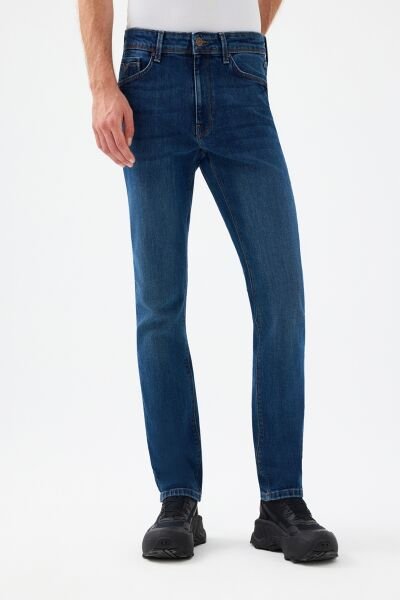 Loft 2035687 Ricardo Koyu Mavi Erkek Normal Bel Normal Paça Kot Pantolon