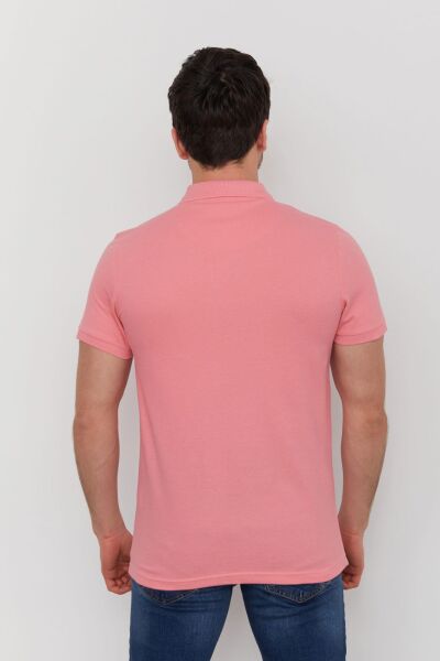 Cazador 22YCEEO04613 Erkek Pembe Polo Yaka  T-shırt
