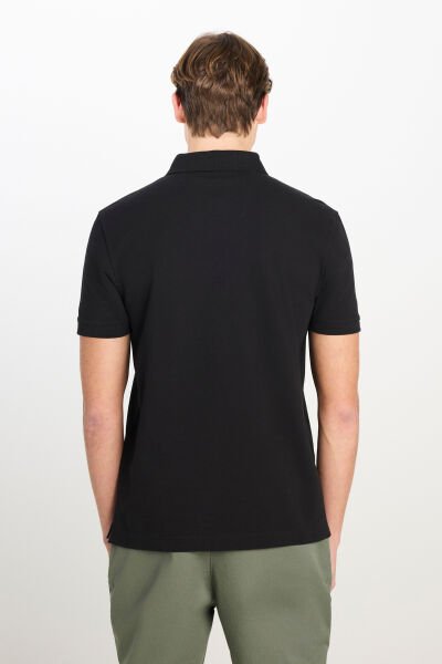 Lee L2510551-001 Siyah Erkek Regular Fit Polo Yaka T-Shirt