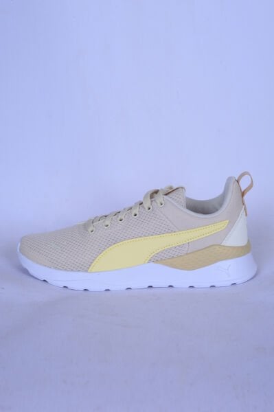 Puma 371128-63 Anzarun Lite Fileli Rahat Ortopedik Taban Esnek Krem Günlük Kadın Spor Ayakkabı