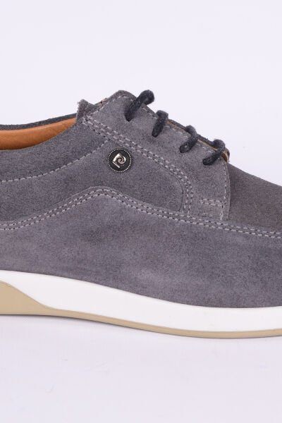 Pierre Cardin 36507 Süet Bağcıklı Ortopedik Taban Gri Günlük Erkek Ayakkabı