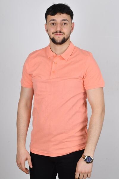 Cazador 22YCEEO04613 Erkek Somon Polo Yaka  T-shırt