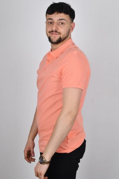 Cazador 22YCEEO04613 Erkek Somon Polo Yaka  T-shırt