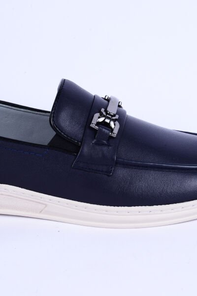 Pierre Cardin 191074 Deri Önü Tokalı Hafif Taban Lacivert Günlük Erkek Ayakkabı