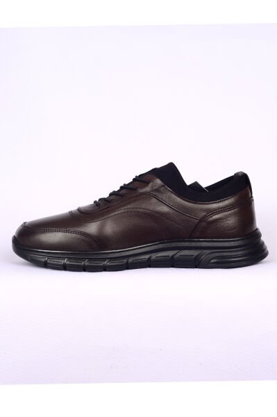 Pierre Cardin 90120 CASUAL Kahverengi Erkek Deri Hafif Taban Bağcıklı Günklük Ayakkabı