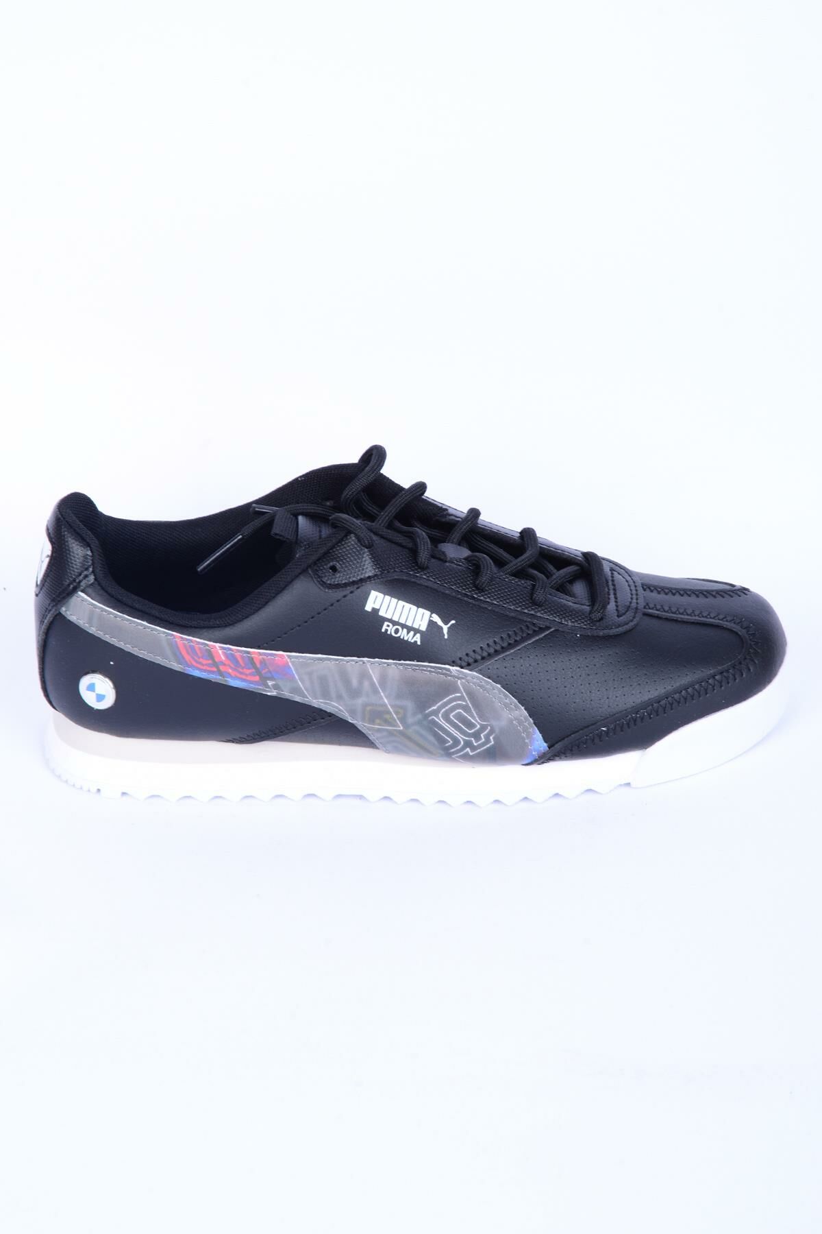 Puma 307780-01 Bmw Mms Roma Via Siyah-Beyaz Erkek Spor Ayakkabı