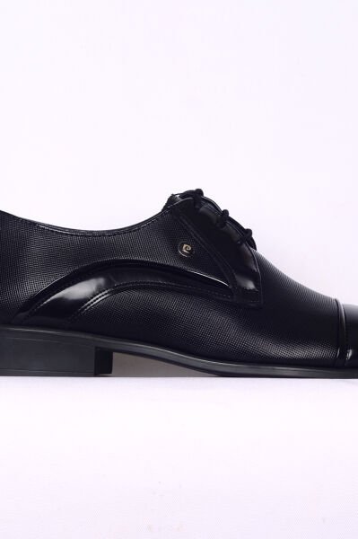 Pierre Cardin 7058 GROOM Siyah Erkek Rugan Klasik Ayakkabı