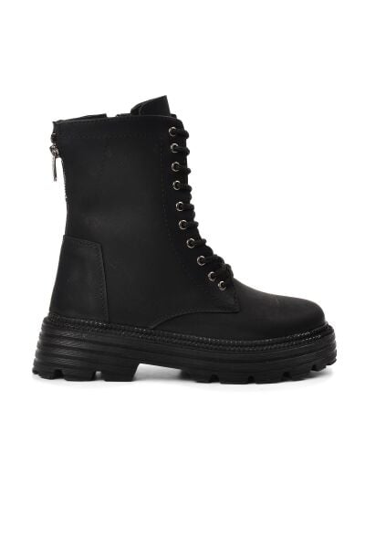 Ayakmod Bel2210ZN Kadın Siyah Deri Bot