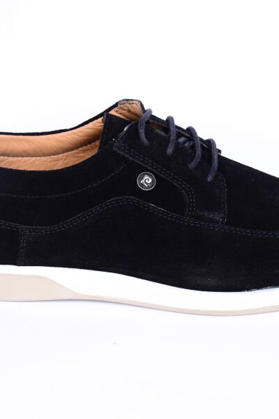 Pierre Cardin 36507 Süet Bağcıklı Ortopedik Taban Siyah Günlük Erkek Ayakkabı