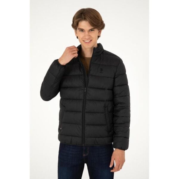 U.S Polo1946052 Siyah Erkek %100 Polyamid Şişme Mont