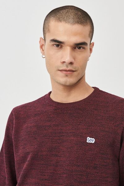 Lee L212149810  Erkek Bordo Kazak