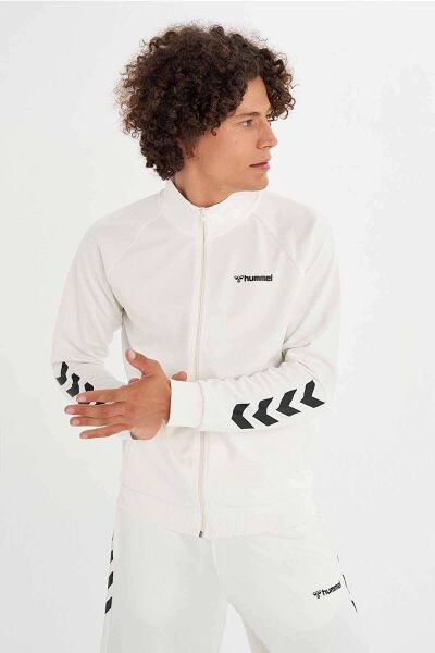 Hummel 921133-9003 Erkek Beyaz Sweatshirt