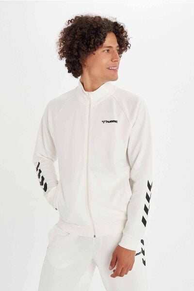Hummel 921133-9003 Erkek Beyaz Sweatshirt