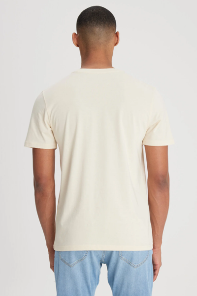 Lee L241521614 Bej Erkek Regular Fit Bisiklet Yaka Lee Logo Baskılı Tşört