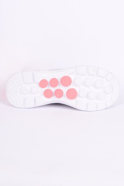 Pierre Cardin 10061 Fileli Rahat Taban Bağcıksız Esnek Hafif Yüksek Taban Rahat Füme-Somon Günlük Kadın Spor Ayakkabı