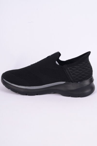 Pierre Cardin 10061 Fileli Rahat Taban Bağcıksız Esnek Hafif Yüksek Taban Rahat Siyah Günlük Kadın Spor Ayakkabı