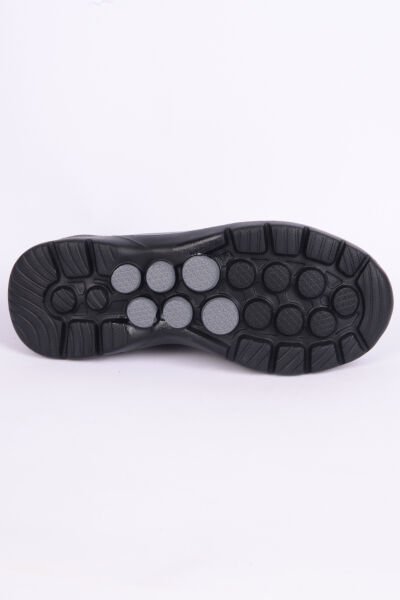 Pierre Cardin 10061 Fileli Rahat Taban Bağcıksız Esnek Hafif Yüksek Taban Rahat Siyah Günlük Kadın Spor Ayakkabı