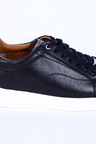 Pierre Cardin 63574 Deri Rahat Taban Bağcıklı Siyah Günlük Erkek Ayakkabı