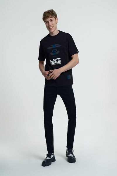 Loft 2034723 Ricardo Siyah Erkek Kot  Pantolon