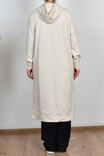 Allday B50083A0 Taş Kadın Kapüşonlu Rahat Tunik