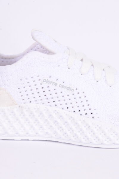 Pierre Cardin 30680 Fileli Rahat Taban Esnek Beyaz Günlük Kadın Spor Ayakkabı