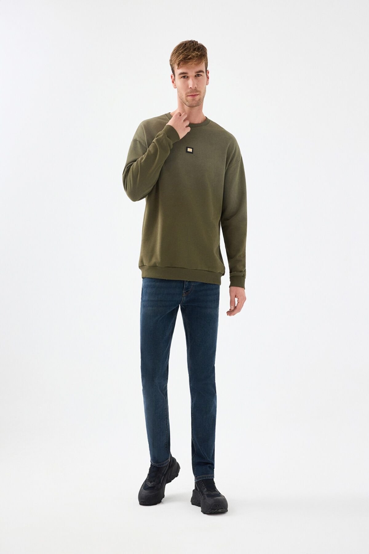 Loft LF2038394 Mavi Erkek Ricardo Slim Fit Nefes Alan Kumaş Esnek Kot Pantolon