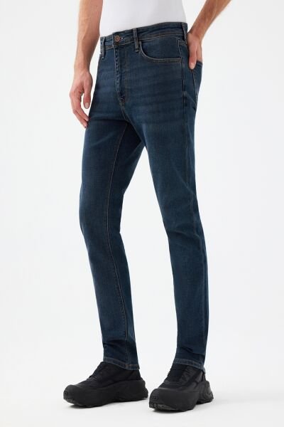 Loft LF2038394 Mavi Erkek Ricardo Slim Fit Nefes Alan Kumaş Esnek Kot Pantolon