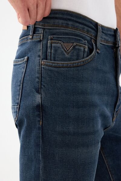 Loft LF2038394 Mavi Erkek Ricardo Slim Fit Nefes Alan Kumaş Esnek Kot Pantolon