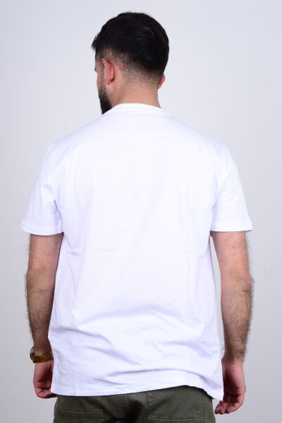 Loft 2036274 Beyaz Erkek Regular Fit Bisiklet Yaka %100 Pamuk Tşört