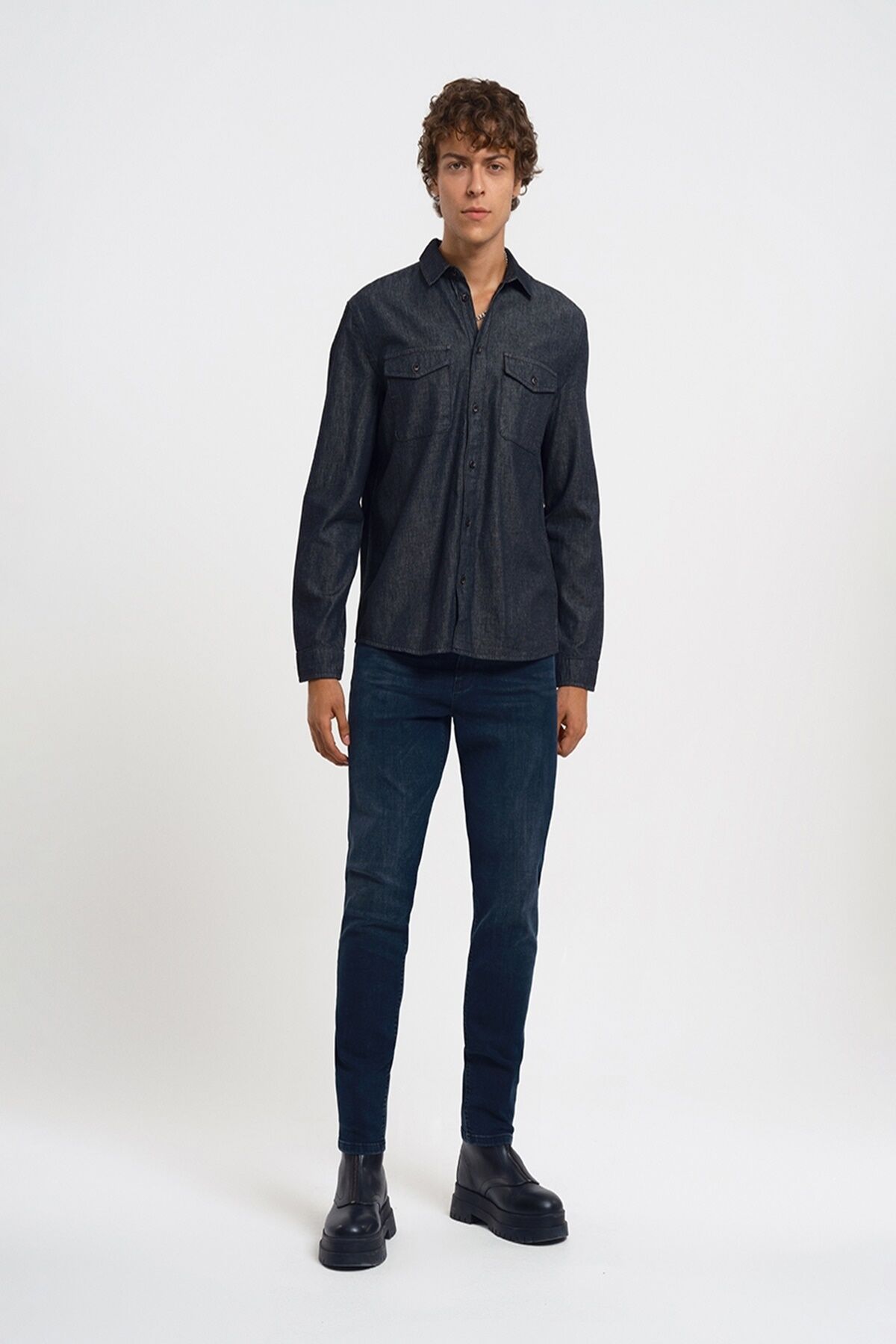 Loft 2032762 Ricardo Petrol Erkek Kot  Pantolon