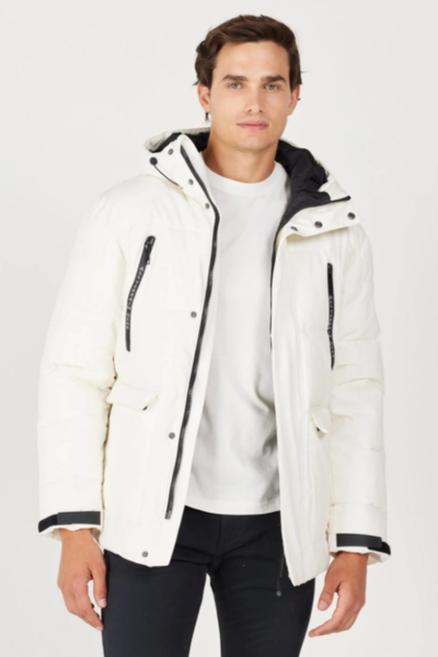 Wrangler W232217001 Beyaz Erkek Şişme Mont