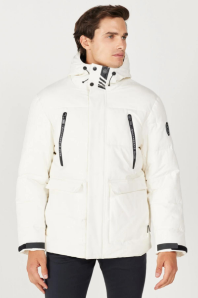 Wrangler W232217001 Beyaz Erkek Şişme Mont