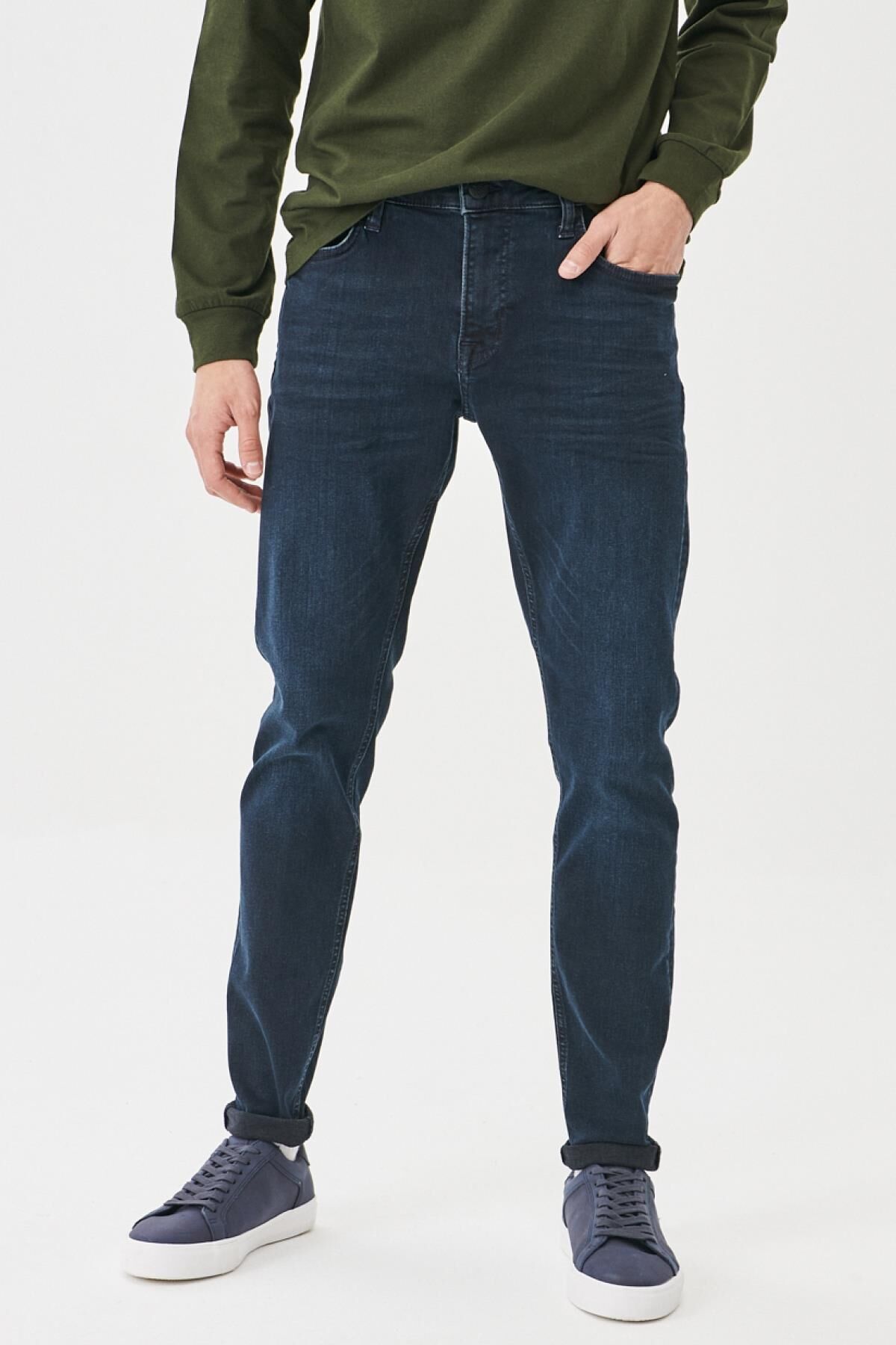 Lee L736PHKG  Erkek Lacivert Malone Pantolon