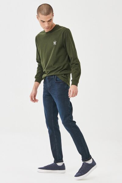 Lee L736PHKG  Erkek Lacivert Malone Pantolon
