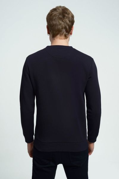 Loft 2034185 Siyah Bisiklet Yaka Erkek Sweat