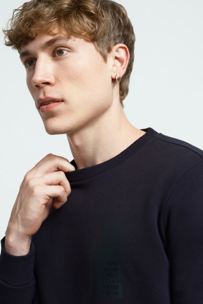 Loft 2034185 Siyah Bisiklet Yaka Erkek Sweat