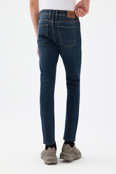 Loft LF2040553 Mavi Erkek Justin Skinny Fit Nefes Alan Esnek Kumaş Kot Pantolon