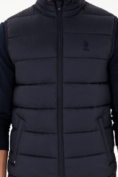 U.S Polo 1946066 MS Lacivert Erkek Gizli Fermuarlı Şişme Yelek