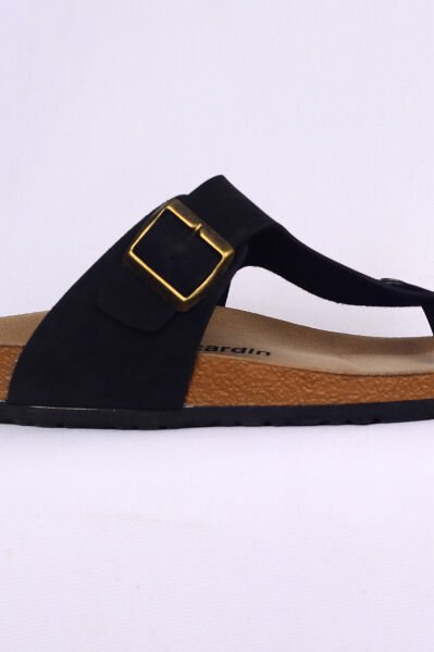 Pierre Cardin 7542 Siyah Erkek Parmak Arası Rahat Taban Terlik