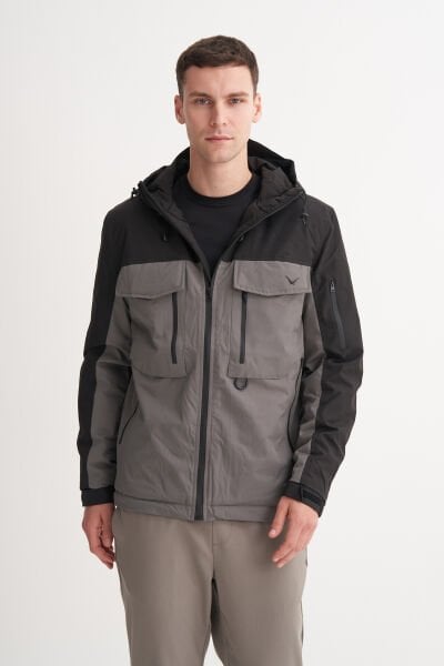 Cazador 13270 Siyah Erkek Çift Renkli Mikro Mont