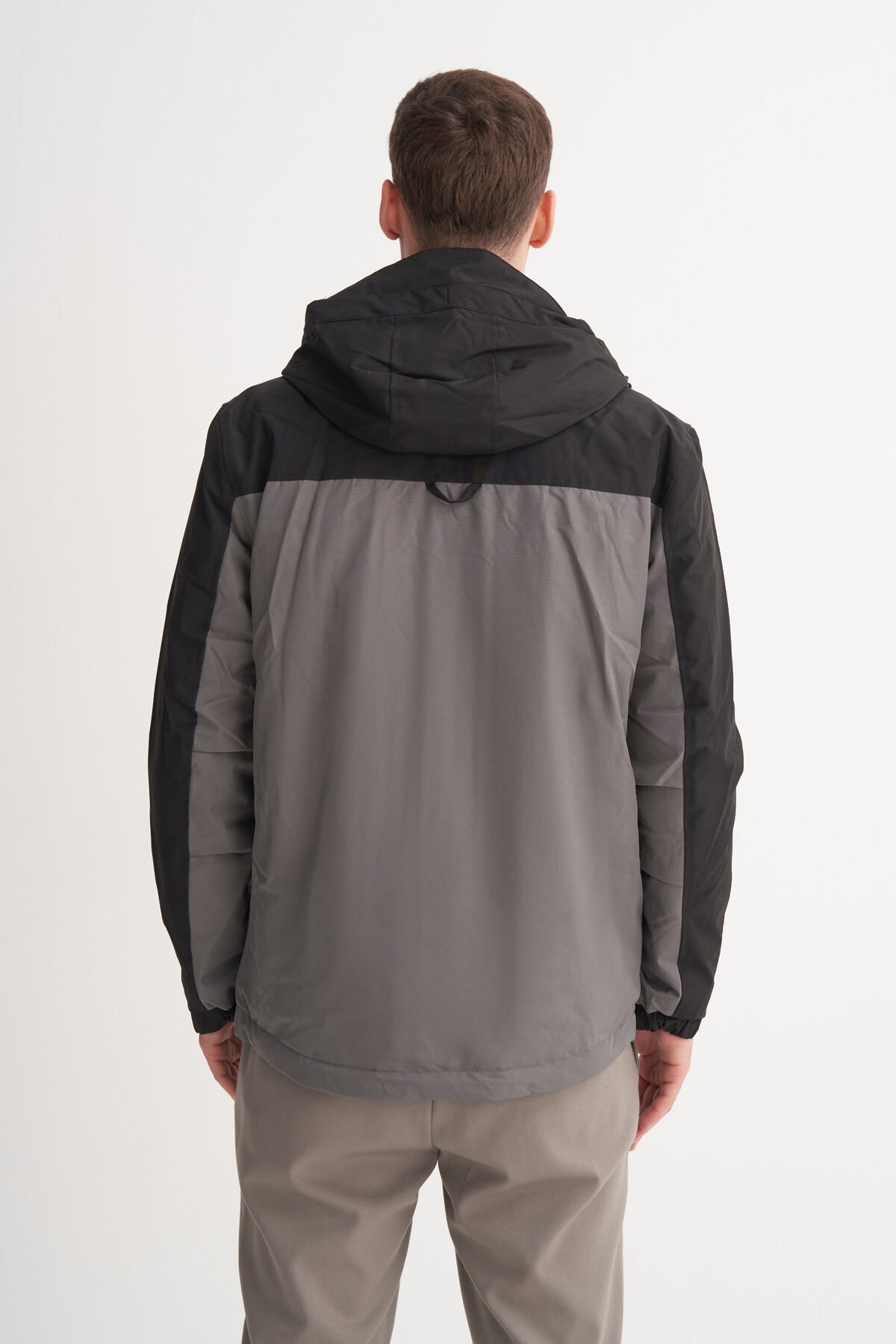 Cazador 13270 Siyah Erkek Çift Renkli Mikro Mont