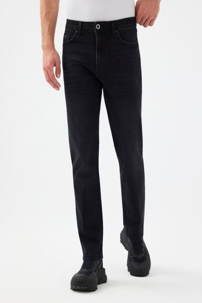 Loft LF2034750 Antrasit Erkek Terrybrown Slim Fit Nefes Alan Esnek Rahat Kot Pantolon