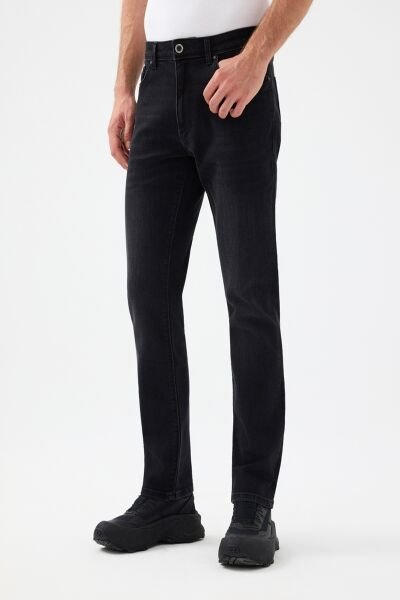 Loft LF2034750 Antrasit Erkek Terrybrown Slim Fit Nefes Alan Esnek Rahat Kot Pantolon