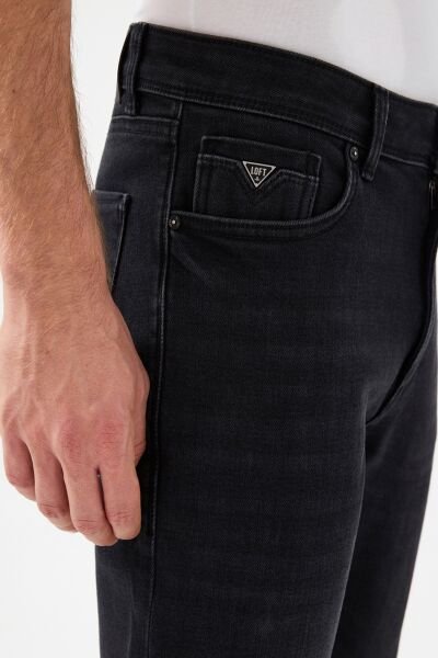 Loft LF2034750 Antrasit Erkek Terrybrown Slim Fit Nefes Alan Esnek Rahat Kot Pantolon