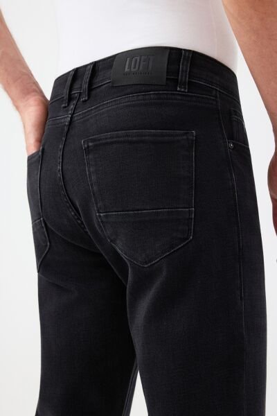 Loft LF2034750 Antrasit Erkek Terrybrown Slim Fit Nefes Alan Esnek Rahat Kot Pantolon