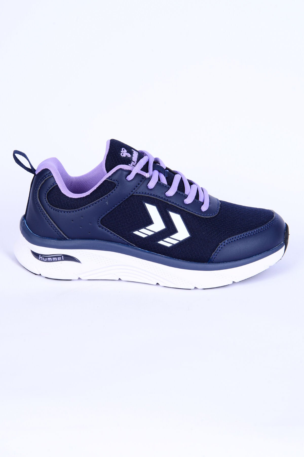 Hummel 900462-7451 Avila Fileli Şevron Detay Faylon Taban Esnek Hafif Yüksek Taban Lacivert Günlük Kadın Spor Ayakkabı