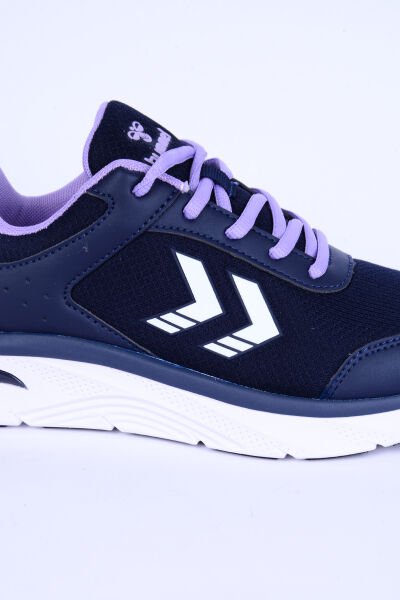 Hummel 900462-7451 Avila Fileli Şevron Detay Faylon Taban Esnek Hafif Yüksek Taban Lacivert Günlük Kadın Spor Ayakkabı