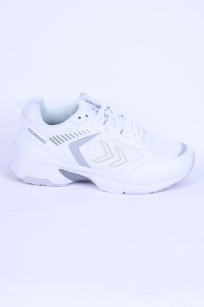 Hummel 900362-9001 Pera Suni Deri Fileli Faylon Taban Rahat Esnek Hafif Beyaz Günlük Unisex Spor Ayakkabı
