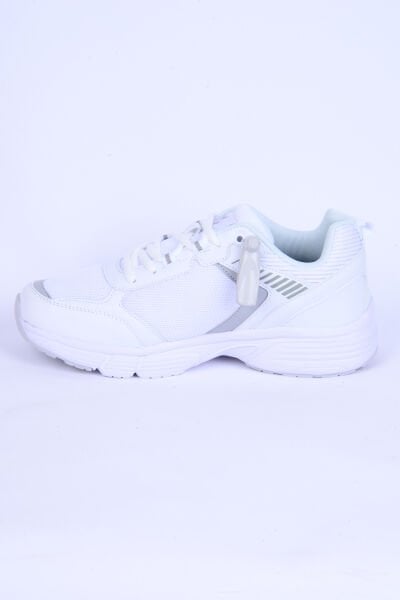 Hummel 900362-9001 Pera Suni Deri Fileli Faylon Taban Rahat Esnek Hafif Beyaz Günlük Unisex Spor Ayakkabı