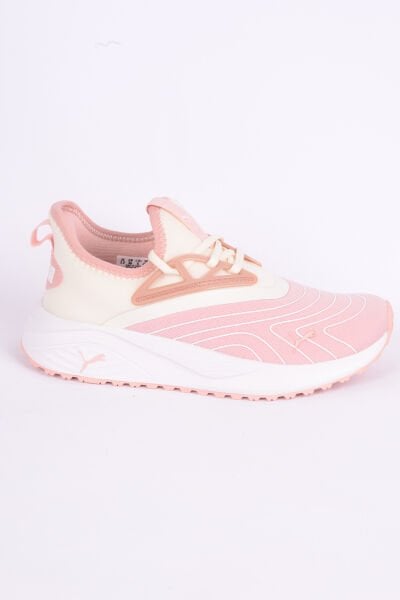 Puma 39523802 Pacer Beauty Fileli Rahat Taban Esnek Yüksek Taban Hafif Bağcıklı Desenli Esnek Kadın Günlük Spor Ayakkabı